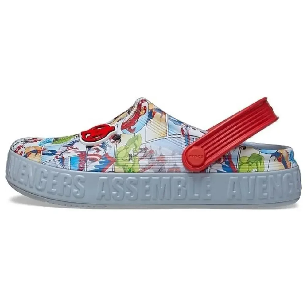Crocs Avengers Off Court 209943-0ID Clogs Toddler 1 M Multi Casual Shoes TLW762